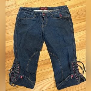 Authentic Juniors Baby Phat Denim Capris